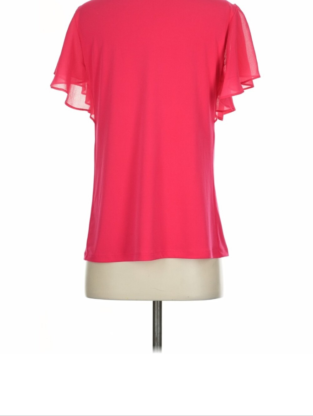 Calvin Klein Hot Pink Flutter Sleeve Tee